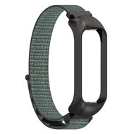Nylon Sport Loop Armband - Gr&uuml;n/Grau - Samsung Galaxy Fit 2