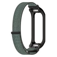 Nylon Sport Loop Armband - Gr&uuml;n/Grau - Samsung Galaxy Fit 2