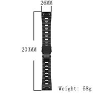 Titanium Gliederarmband - Schwarz - Garmin Fenix 7X / 6X / 5X