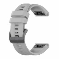 Silikon-Sportband - Grau - Garmin Fenix 7S / 6S / 5S &amp; Instinct 2s