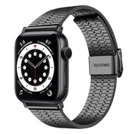 Metallband - Schwarz - Geeignet f&uuml;r Apple Watch 44mm / 45mm / 46mm / 49mm