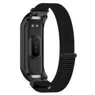 Nylon Sport Loop Armband - Schwarz - Samsung Galaxy Fit 2