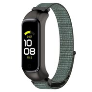 Nylon Sport Loop Armband - Gr&uuml;n/Grau - Samsung Galaxy Fit 2