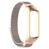 Nylon Sport Loop Armband - Sand rosa - Samsung Galaxy Fit 2