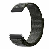 Sport Loop Nylonband - Dunkelgr&uuml;n mit grauem Band - Huawei Watch 4 (pro) / 3 (pro) / Ultimate
