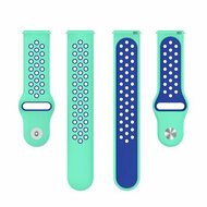 Sport Edition Silikonband - Mintgr&uuml;n + Blau - Huawei Watch 4 (pro) / 3 (pro) / Ultimate