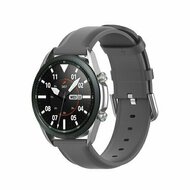 Klassisches Lederarmband - Grau - Huawei Watch 4 (pro) / 3 (pro) / Ultimate