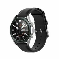 Klassisches Lederarmband - Schwarz - Huawei Watch 4 (pro) / 3 (pro) / Ultimate