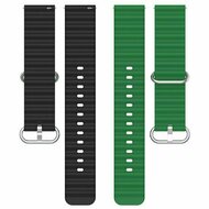 Ocean Style Silikonarmband - Gr&uuml;n / Schwarz - Huawei Watch 4 (pro) / 3 (pro) / Ultimate