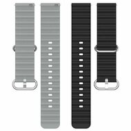 Ocean Style Silikonarmband - Schwarz/Grau - Huawei Watch 4 (pro) / 3 (pro) / Ultimate