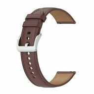 Luxuri&ouml;ses Lederarmband - Dunkelbraun - Huawei Watch 4 (pro) / 3 (pro) / Ultimate