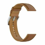 Luxuri&ouml;ses Lederarmband - Hellbraun - Huawei Watch 4 (pro) / 3 (pro) / Ultimate