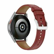 Luxuri&ouml;ses Lederarmband - Bordeaux - Huawei Watch 4 (pro) / 3 (pro) / Ultimate