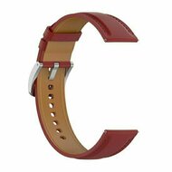 Luxuri&ouml;ses Lederarmband - Bordeaux - Huawei Watch 4 (pro) / 3 (pro) / Ultimate