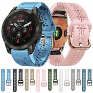 Blume Silikonband - Grau-Blau - Garmin Instinct E - 40mm