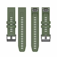 Silikon-Sportarmband - Armee gr&uuml;n - Garmin Instinct E - 40mm