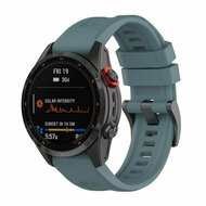 Silikon-Sportarmband - Grau-Blau - Garmin Instinct E - 40mm