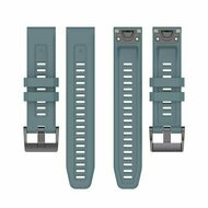 Silikon-Sportarmband - Grau-Blau - Garmin Instinct E - 40mm