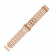 Stahlgliederarmband - Ros&eacute;gold - Garmin Instinct E - 40mm