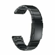 Edelstahl-Gliederarmband - Schwarz - Garmin Instinct E - 40mm