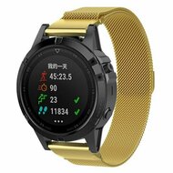 Milanaise Armband - Gold - Garmin Instinct E - 40mm