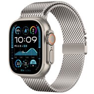 Milanaise Loop Band mit Schnappverschluss - Starlight - Geeignet f&uuml;r Apple Watch 38mm / 40mm / 41mm / 42mm