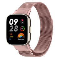 Milanaise Armband - Ros&eacute;gold - Xiaomi Redmi Watch 3