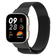 Milanaise Armband - Schwarz - Xiaomi Redmi Watch 3