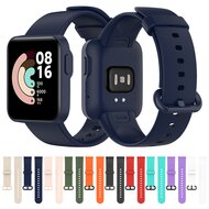 Klassisches Silikon-Sportband - Schwarz - Xiaomi Mi Watch Lite / Redmi Watch