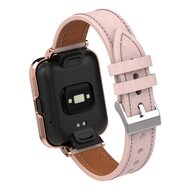 Lederarmband mit H&uuml;lle - Rot - Xiaomi Redmi Watch 2 (Lite)