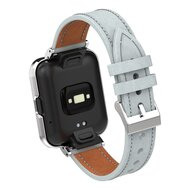 Lederarmband mit H&uuml;lle - Grau - Xiaomi Redmi Watch 2 (Lite)