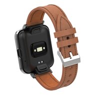 Lederarmband mit H&uuml;lle - Braun - Xiaomi Redmi Watch 2 (Lite)