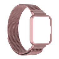 Milanaise Armband mit H&uuml;lle - Rose gold - Xiaomi Redmi Watch 2 (Lite)