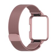 Milanaise Armband mit H&uuml;lle - Rose gold - Xiaomi Redmi Watch 2 (Lite)