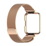 Milanaise Armband mit H&uuml;lle - Champagner Gold - Xiaomi Redmi Watch 2 (Lite)