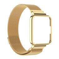 Milanaise Armband mit H&uuml;lle - Gold - Xiaomi Redmi Watch 2 (Lite)