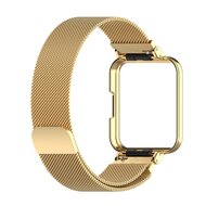 Milanaise Armband mit H&uuml;lle - Gold - Xiaomi Redmi Watch 2 (Lite)