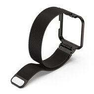 Milanaise Armband mit H&uuml;lle - Schwarz - Xiaomi Redmi Watch 2 (Lite)