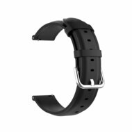 Klassisches Lederarmband - Schwarz - Samsung Galaxy Watch 5 (Pro) - 40mm / 44mm / 45mm
