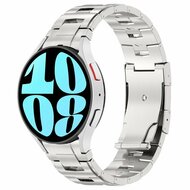Titaniumband mit Verbindungsknopf - Silber - Samsung Galaxy Watch 6 Classic - 47mm &amp; 43mm