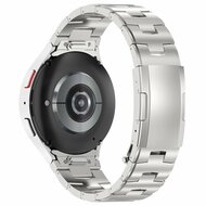 Titaniumband mit Verbindungsknopf - Silber - Samsung Galaxy Watch 6 Classic - 47mm &amp; 43mm
