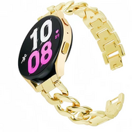 Huawei Watch GT 4 / GT 5 (41mm) &amp; GT 5 Pro (42mm) - Metallkettenarmband mit Schnellverschluss - Gold