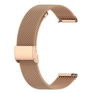 Garmin Venu 3s / Vivoactive 4s / Venu 2s / Vivomove 3s / Forerunner 255s - Milanaise Armband mit Klemmverschluss - Champagner Gold