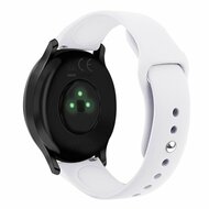 Garmin Venu 3s / Vivoactive 4s / Venu 2s / Vivomove 3s / Forerunner 255s - Sportarmband - Gr&ouml;&szlig;e: Gro&szlig; - Wei&szlig;