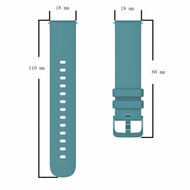 Garmin Venu 3s / Vivoactive 4s / Venu 2s / Vivomove 3s / Forerunner 255s - Weiches Silikonband - Hellblau