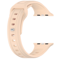 Quadratisches Silikonarmband - Pink - Geeignet f&uuml;r Apple Watch 38mm / 40mm / 41mm / 42mm