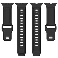 Quadratisches Silikonarmband - Pink - Geeignet f&uuml;r Apple Watch 38mm / 40mm / 41mm / 42mm
