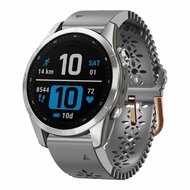 Blume Silikonband - Grau - Garmin Fenix 8 - 43mm