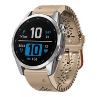 Blume Silikonband - Beige - Garmin Fenix 7s/6s/5s / Instinct 2s / Epix Pro Gen 2 (42mm)