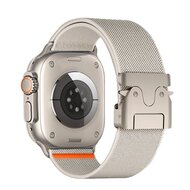 Nylonband mit Fallschirmverschluss - Starlight - Geeignet f&uuml;r Apple Watch 38mm / 40mm / 41mm / 42mm
